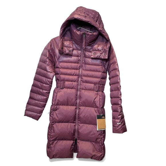 The North Face Metropolis Ruby 600 Fill Down Insulated Hooded Parka Jacket XS - Picture 1 of 12